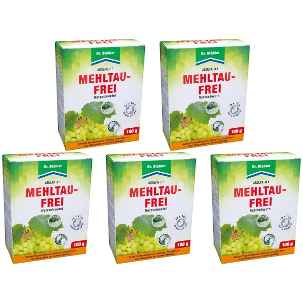 Dr. Stähler ASULFA® JET Mehltau-Frei - 10 x 10 g x 5 Dr. Stähler ASULFA® JET Mehltau-Frei - 10 x 10 g x 5