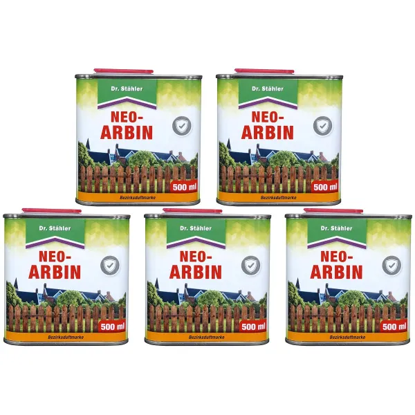 5er-Set Dr. Stähler NEO-ARBIN Bezirksduftmarke Wildabweiser 500 ml Artikel EAN 4027693005774