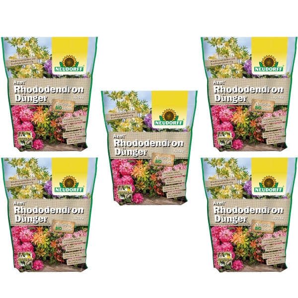 NEUDORFF® Azet® RhododendronDünger BIO logisch - 1,75 kg x 5