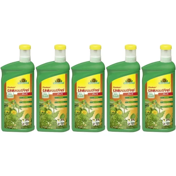NEUDORFF® Finalsan® Konzentrat UnkrautFrei Plus - 1000 ml x 5 NEUDORFF® Finalsan® Konzentrat UnkrautFrei Plus - 1000 ml x 5