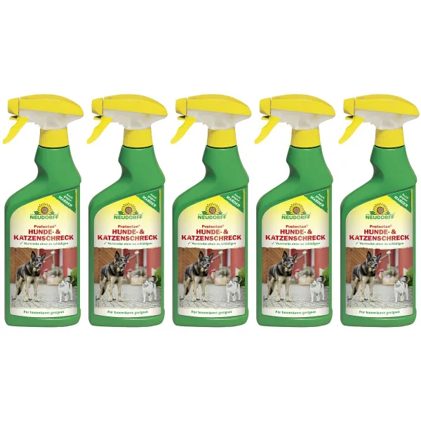 NEUDORFF® Hunde- und Katzen-Schreck AF anwendungsfertig - 500 ml x 5 NEUDORFF® Hunde- und Katzen-Schreck AF anwendungsfertig - 500 ml x 5