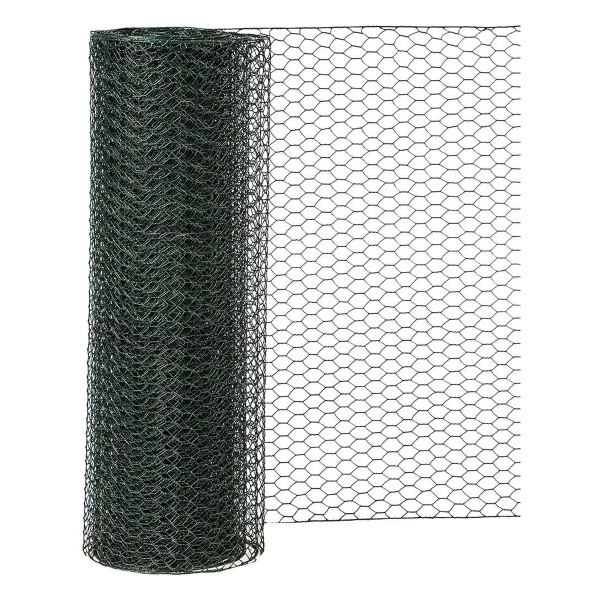 6eck Geflecht PVC 13/1000  10m