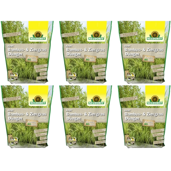 NEUDORFF® Azet® BambusDünger BIO logisch - 1,75 kg x 6