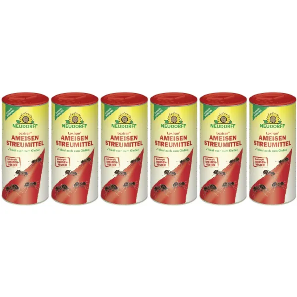 NEUDORFF® Loxiran® AmeisenStreumittel zum Streuen & Gießen - 500 g x 6 NEUDORFF® Loxiran® AmeisenStreumittel zum Streuen & Gießen - 500 g x 6