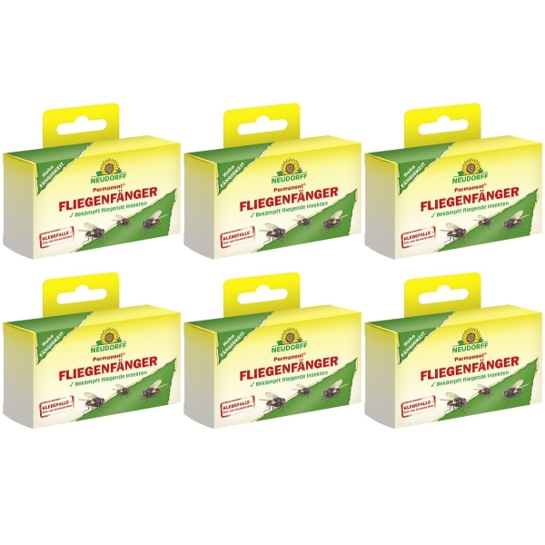 NEUDORFF® Permanent® FliegenFänger - 4er Pack x  6