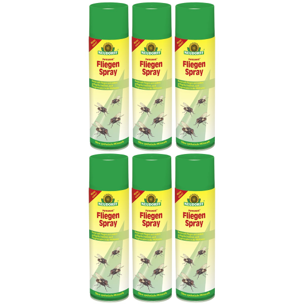 NEUDORFF® Permanent® FliegenSpray - 500 ml x 6