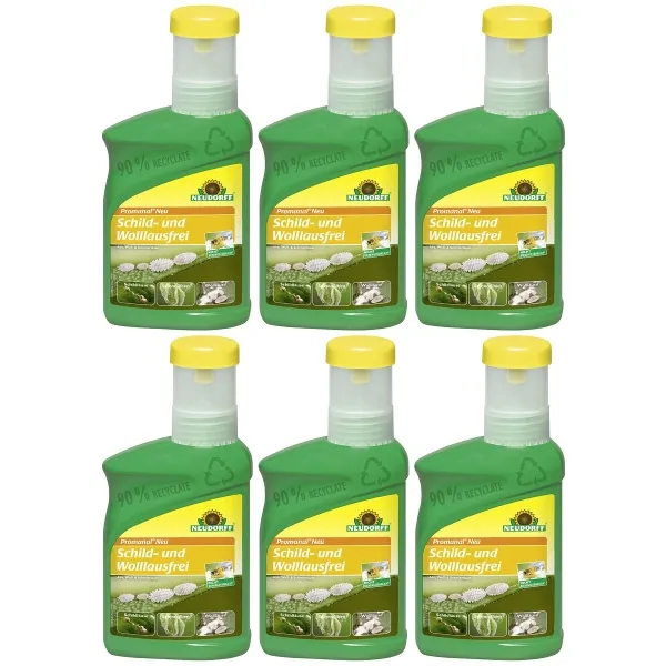 NEUDORFF® Promanal® Neu Schild- und Wolllausfrei Konzentrat - 250 ml x 6