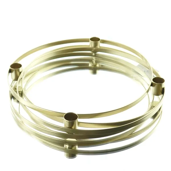 Adventskranz Metallringe Goldfarben Ø 31 cm Adventskranz Metallringe Goldfarben Ø 31 cm