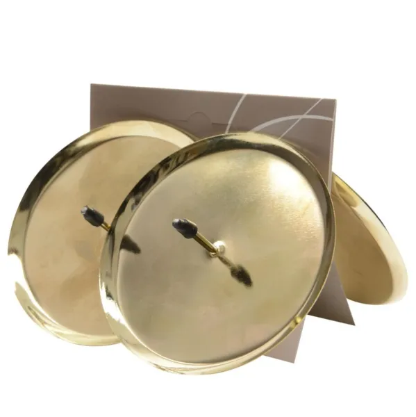Adventskranzkerzenhalter Goldfarben Ø 8 cm aus Metall - 4er Set