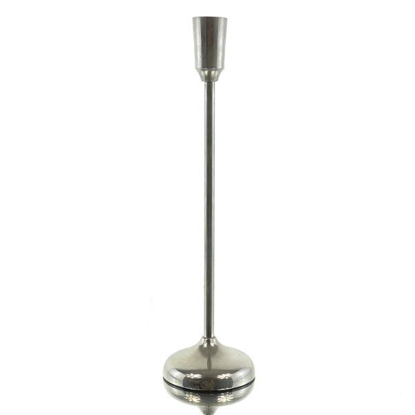 Aluminium Kerzenhalter STYLE silber 32x9cm, silber