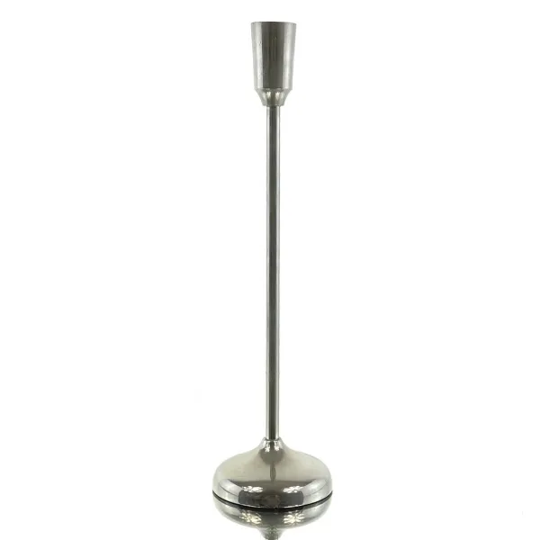 Aluminium Kerzenhalter STYLE silber 32x9cm, silber Aluminium Kerzenhalter STYLE silber 32x9cm, silber