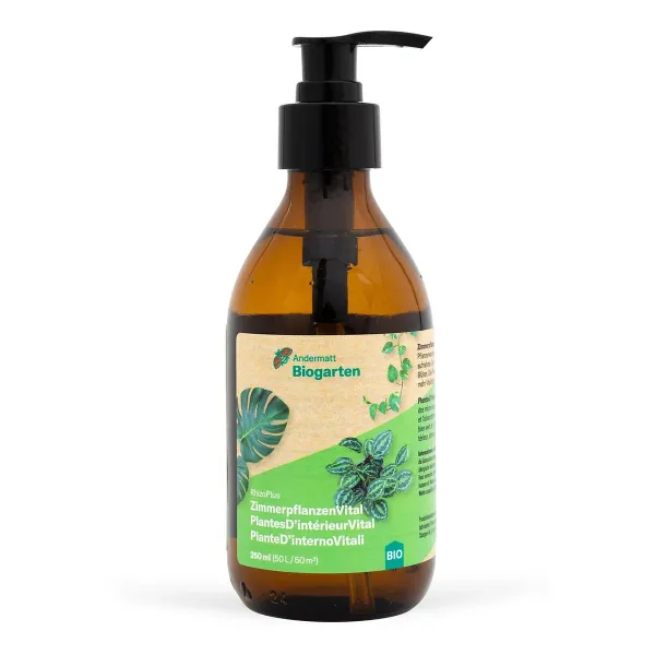 Andermatt Biogarten RhizoPlus ZimmerpflanzenVital Pflanzenstärkungsmittel - 250 ml