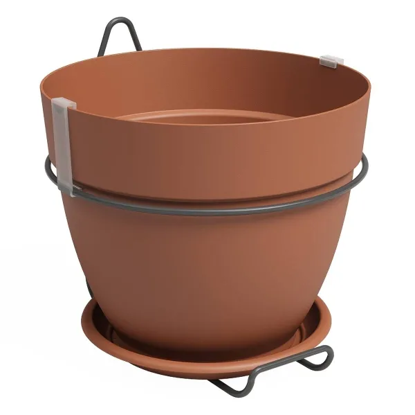 artevasi© CAPRI CAMPANA Wandtopf Terracotta Ø 20 cm mit Halter - Kunststoff artevasi© CAPRI CAMPANA Wandtopf Terracotta Ø 20 cm mit Halter - Kunststoff