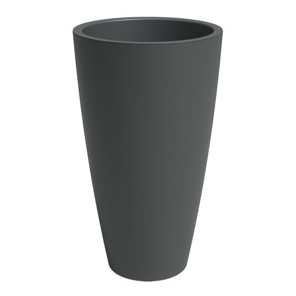 artevasi© HAVANA NATURAL Pflanzgefäß Volcano Anthracite dunkelgrau 70 cm - Kunststoff