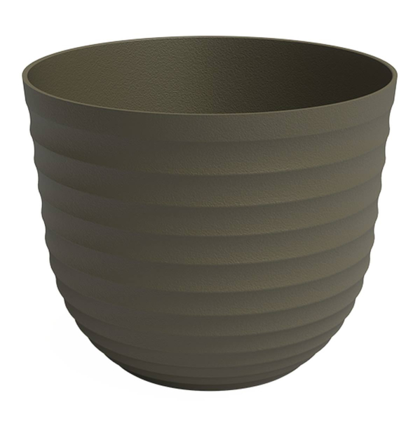 artevasi© HAVANA WAVES Pflanztopf Moss Green dunkelgrün Ø 30 cm - Kunststoff