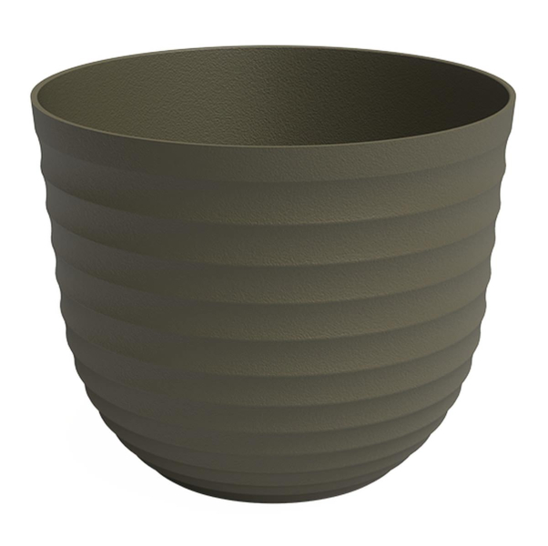 artevasi© HAVANA WAVES Pflanztopf Moss Green dunkelgrün Ø 20 cm - Kunststoff