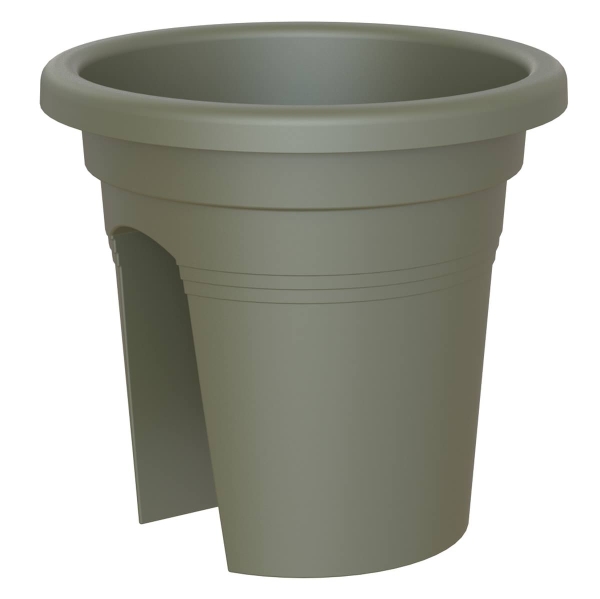 artevasi© VENEZIA Geländertopf Dry Green olivgrün 30 cm - Kunststoff