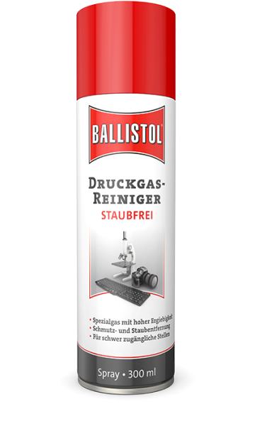 BALLISTOL® Druckgas-Reiniger Staubfrei Spray - 300 ml