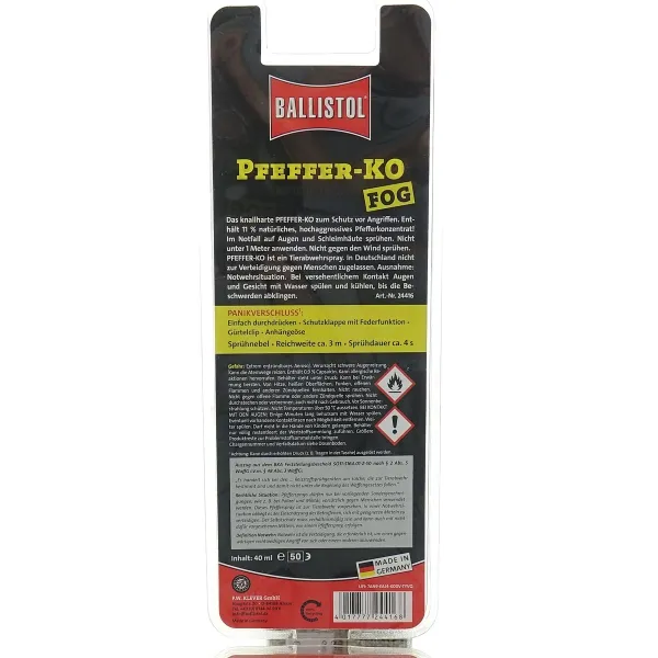 BALLISTOL® Pfeffer-KO FOG 40 ml