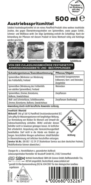 Bayer NATRIA Austriebsspritzmittel 500 ml