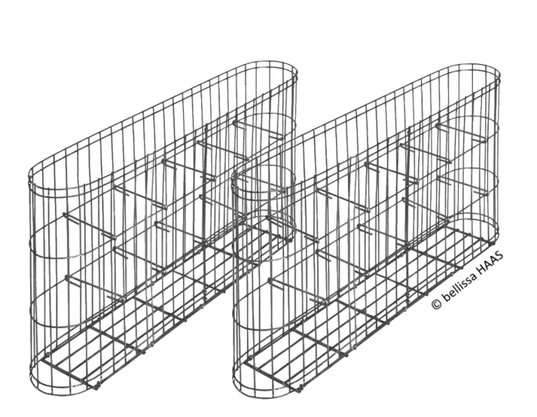 bellissa® Gabione Leonardo 60 x 10 x 30 cm - 2er Pack bellissa® Gabione Leonardo 60 x 10 x 30 cm - 2er Pack