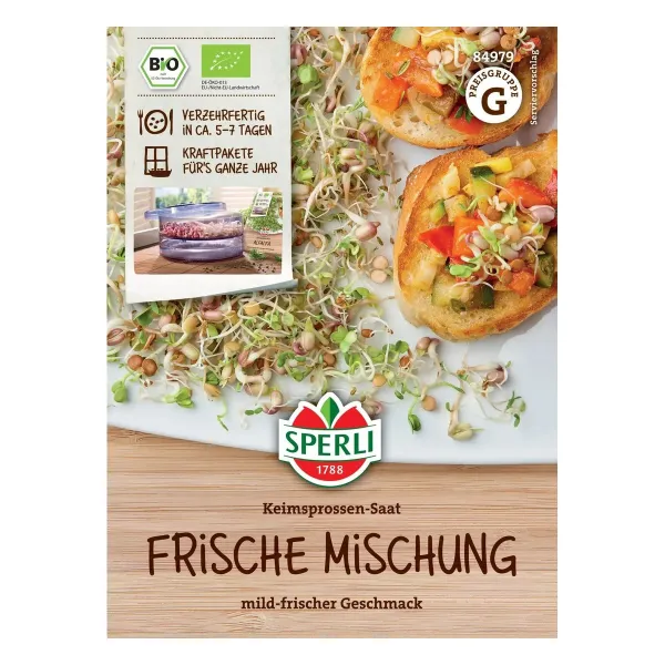 Keimsprossen-Saat Frische Mischung