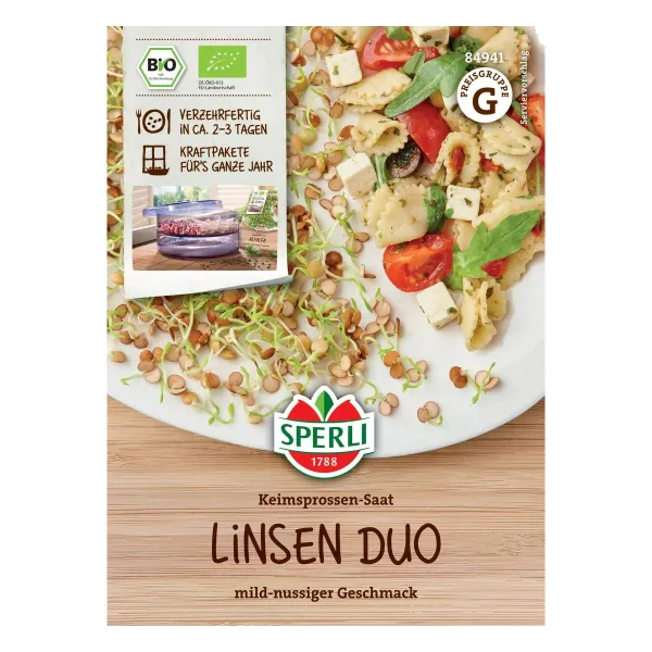 Keimsprossen-Saat Linsen Duo