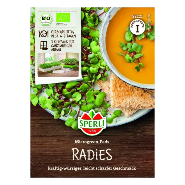 Microgreen-Pads Radiessamen