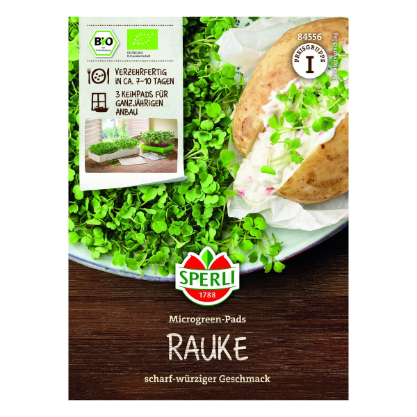 Microgreen-Pads Raukesamen