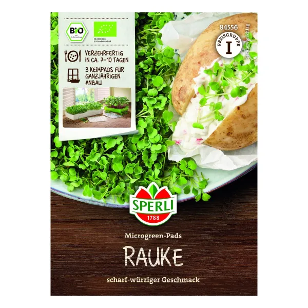 BIO Microgreen-Pads Raukesamen