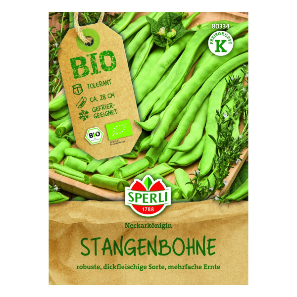 Stangenbohne 'Neckarkönigin'