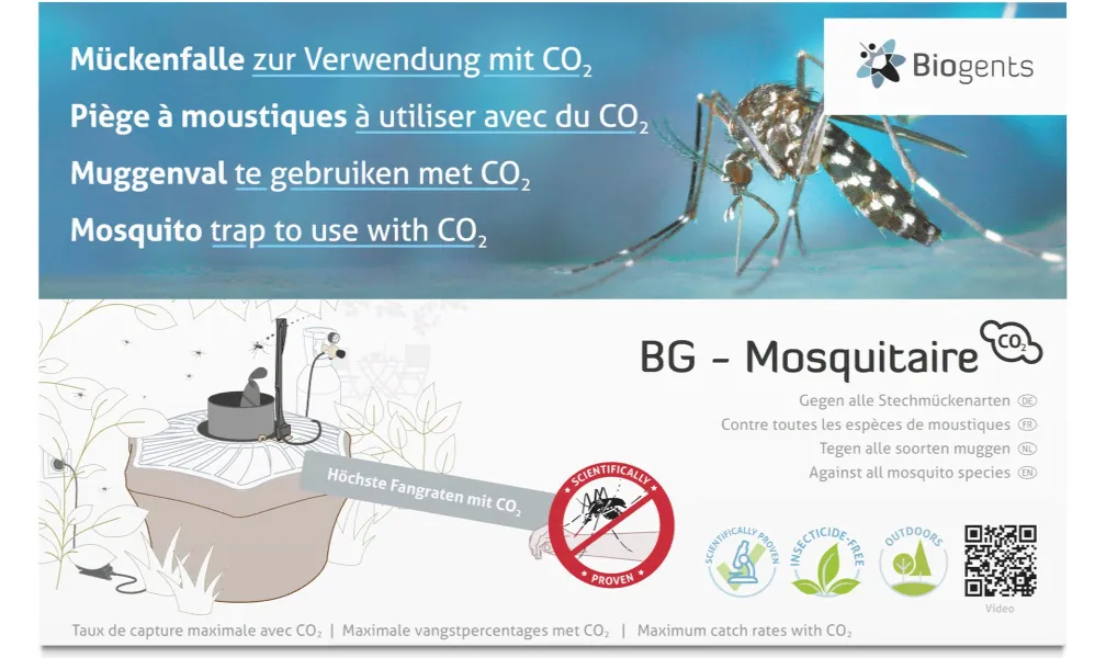 Biogents Mückenfalle Mosquitaire CO2
