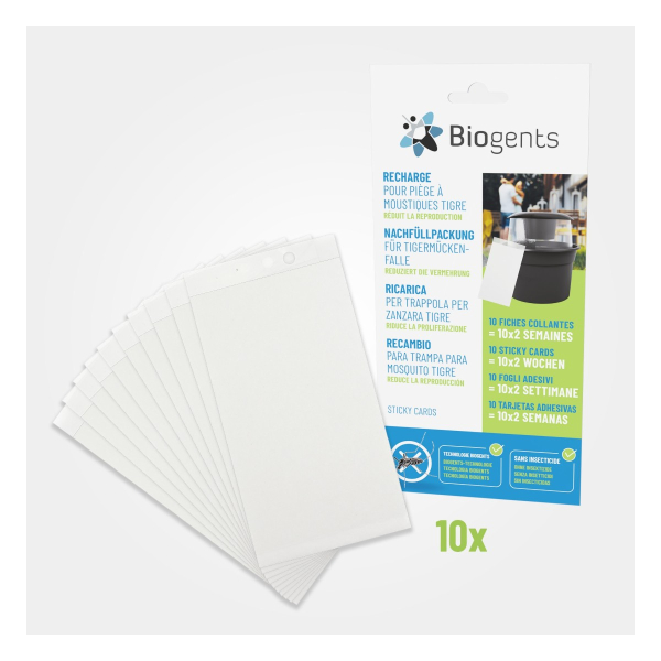 Biogents Sticky Cards Klebekarten für BG-GAT Mückenfalle (Nachfüllpackung) - 10 Karten