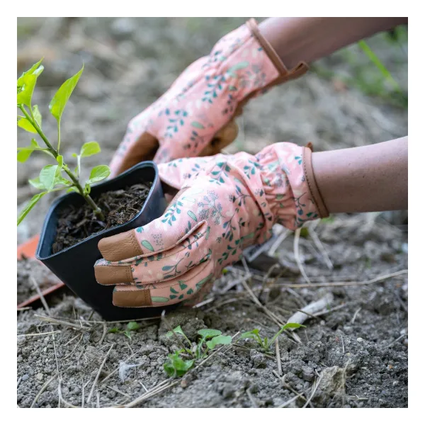 BLACKFOX® Garten - Handschuhe CHRISTY Koralle Gr. 8