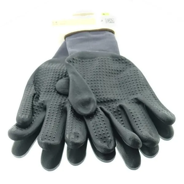 BLACKFOX® Garten - Handschuhe Gute Fingerfertigkeit & Rutschfest Größe 8/M Farbe Grau & Schwarz