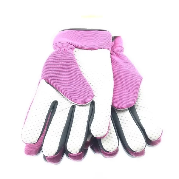 BLACKFOX® Garten - Handschuhe Lady´s Line Lila/Violett mit Dekor Größe 7/S