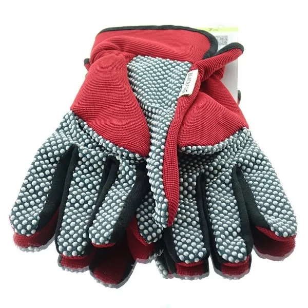 BLACKFOX® Garten - Handschuhe Lady´s Line Rose Rot Größe 7/S