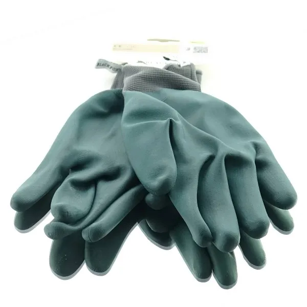 BLACKFOX® Garten - Handschuhe Pflanzenarbeit Grün Größe 10/XL