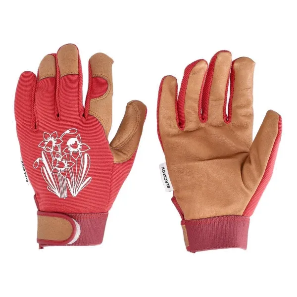 BLACKFOX® Garten - Handschuhe SPRING Rot Gr. 7