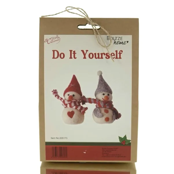Boltze Weihnachtsdeko Kinder Do It Yourself Bastelset Schneemann für 2 Figuren Boltze Weihnachtsdeko Kinder Do It Yourself Bastelset Schneemann für 2 Figuren