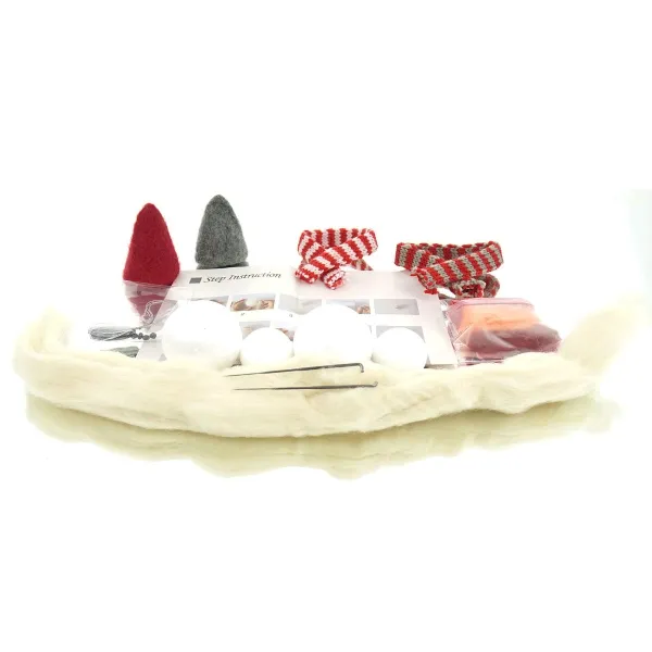 Boltze Weihnachtsdeko Kinder Do It Yourself Bastelset Schneemann für 2 Figuren