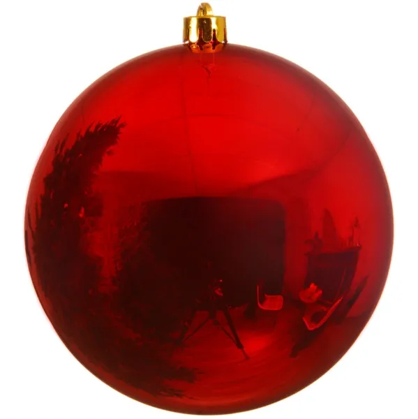 Bruchfeste Outdoor L Weihnachtskugel Christmas Red rot Ø 14 cm aus Kunststoff Bruchfeste Outdoor L Weihnachtskugel Christmas Red rot Ø 14 cm aus Kunststoff