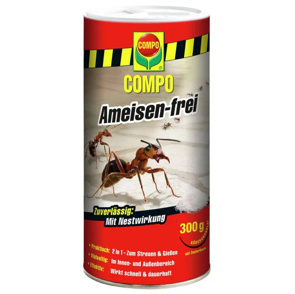 COMPO Ameisen-frei Ködergranulat Streumittel - 300 g COMPO Ameisen-frei Ködergranulat Streumittel - 300 g