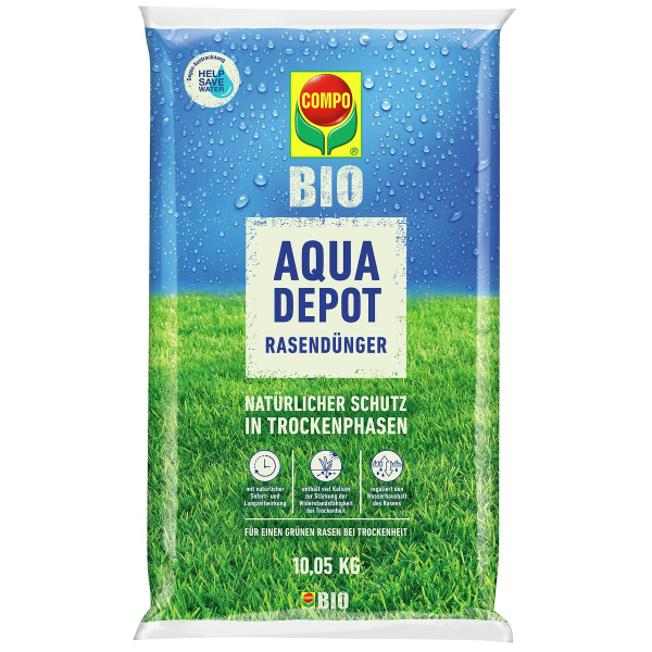 COMPO Aqua Depot Rasendünger für bis zu 200 m² - 10,05 kg