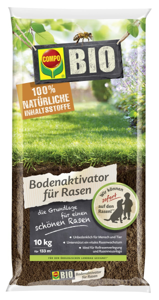 COMPO BIO Bodenaktivator für Rasen für ca. 133 m² - 10 kg