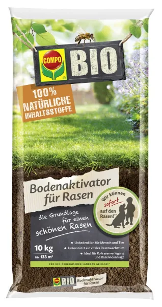 COMPO BIO Bodenaktivator für Rasen für ca. 133 m² - 10 kg