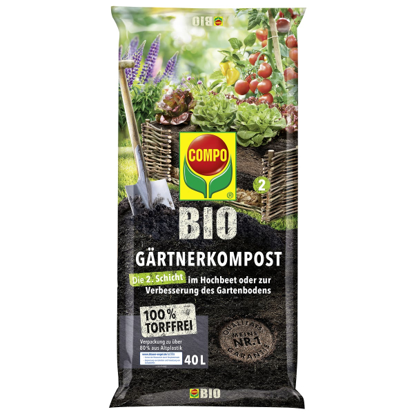COMPO Gärtner-Kompost torffrei - 40 Liter