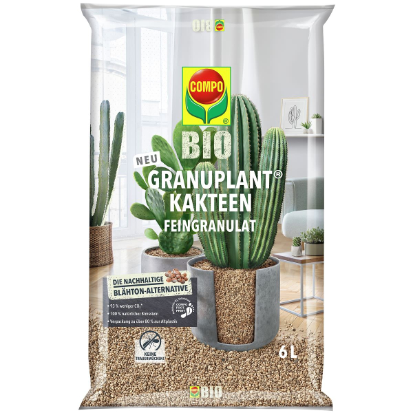 COMPO BIO GRANUPLANT® Kakteen- und Sukkulenten - Feingranulat - 6 Liter