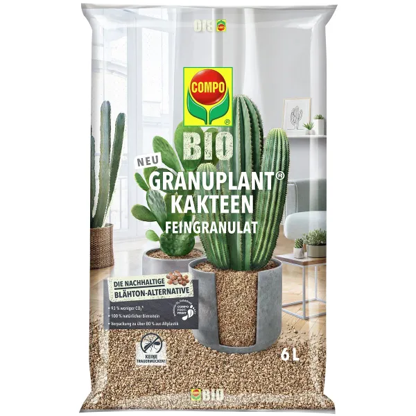 COMPO BIO GRANUPLANT® Kakteen- und Sukkulenten - Feingranulat - 6 Liter