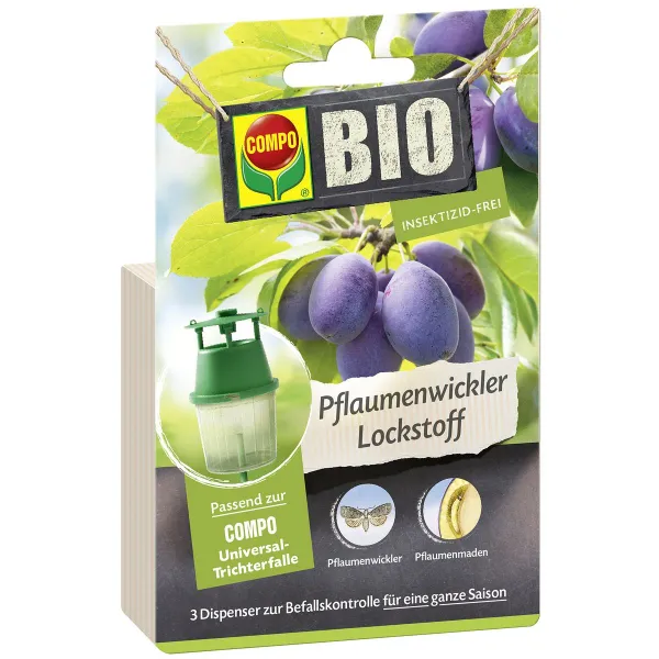 COMPO BIO Pflaumenwickler Lockstoff - 3 Dispenser